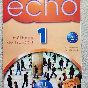 Echo 1 Methode de Francais CLE International Book A1 A2 French Course Paperback